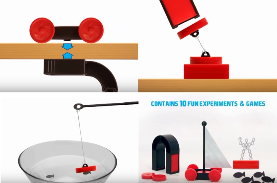Kit magnetic pentru jocuri si experimente