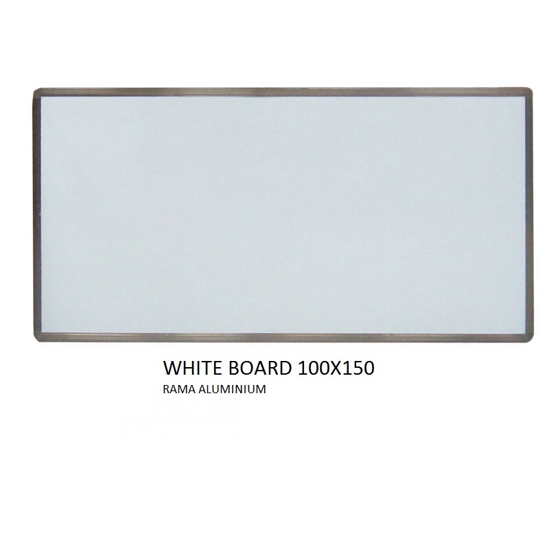Whiteboard magnetic cu rama aluminiu 100x150 cm