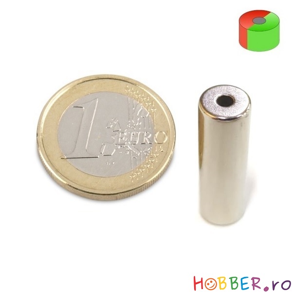 Magnet neodim inel Ø6.5/2 x h 20 mm, diametral