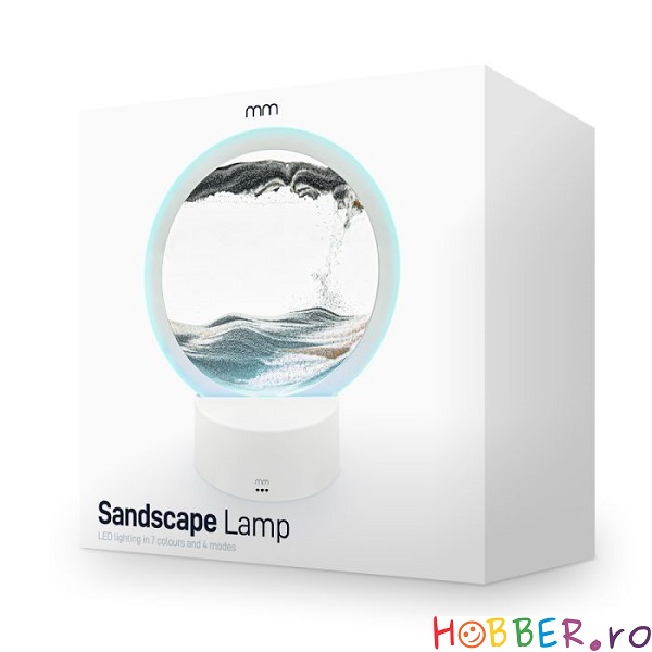 Lampa tip clepsidra cu nisip, Sandscape Lamp