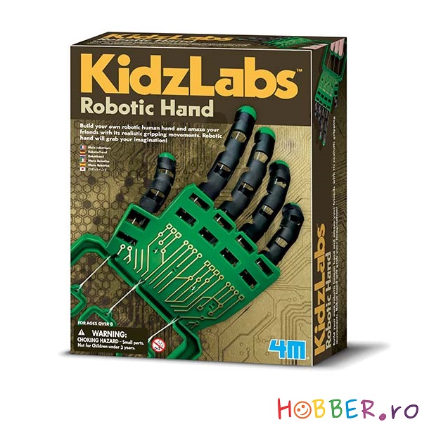 Joc educativ mana robotica, model Robotic Hand