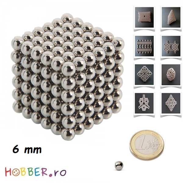 Neocube 216 - set sfere magnetice diametru 6 mm