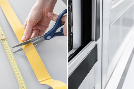 Proiect DIY magnetic - foloseste banda magnetica pentru a stabili perimetrul plasei de insecte