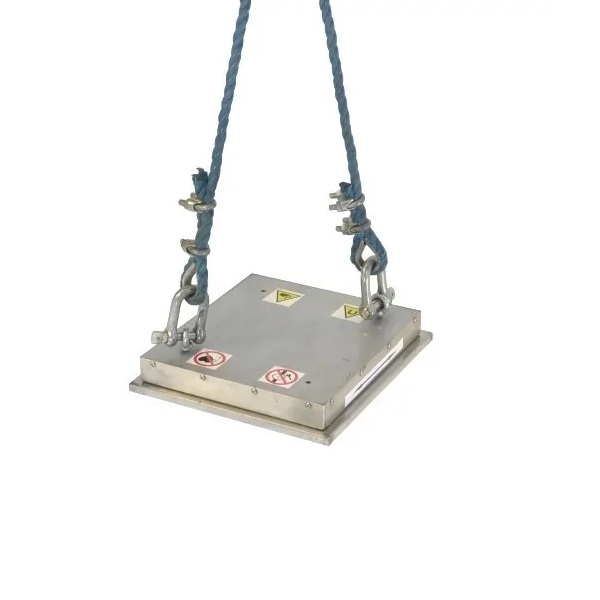 Separator magnetic bloc pentru benzi transportoare, 350 x 320 x 43 mm