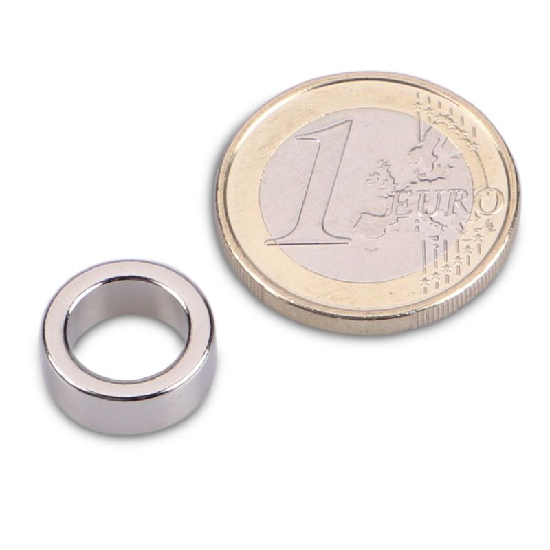 Magnet neodim inel Ø13/9 mm, putere 2,5 kg